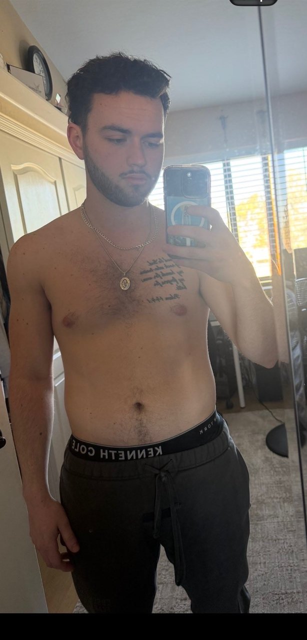 Jordan P. before training with Tremose